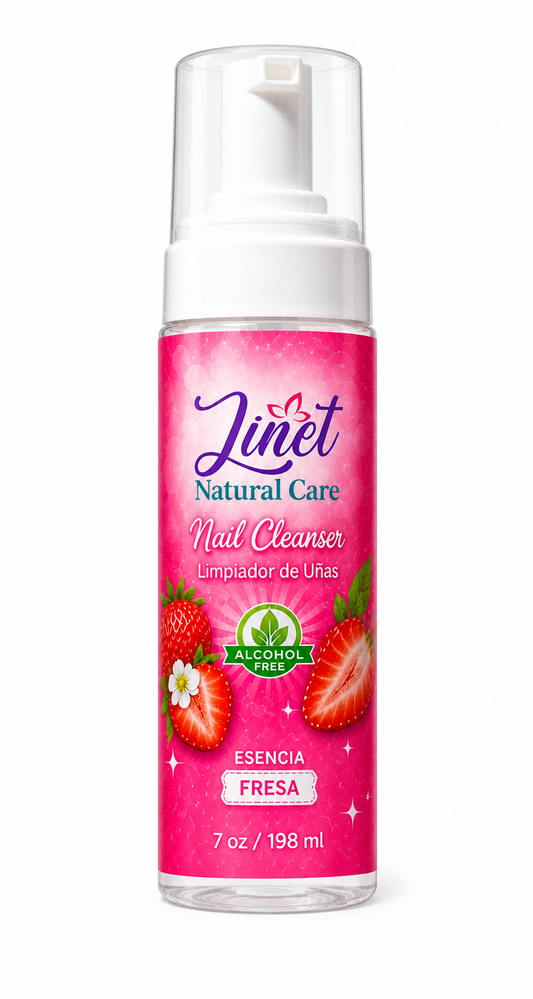Nail cleanser STRAWBERRY -Espuma mágica limpiador 7 oz