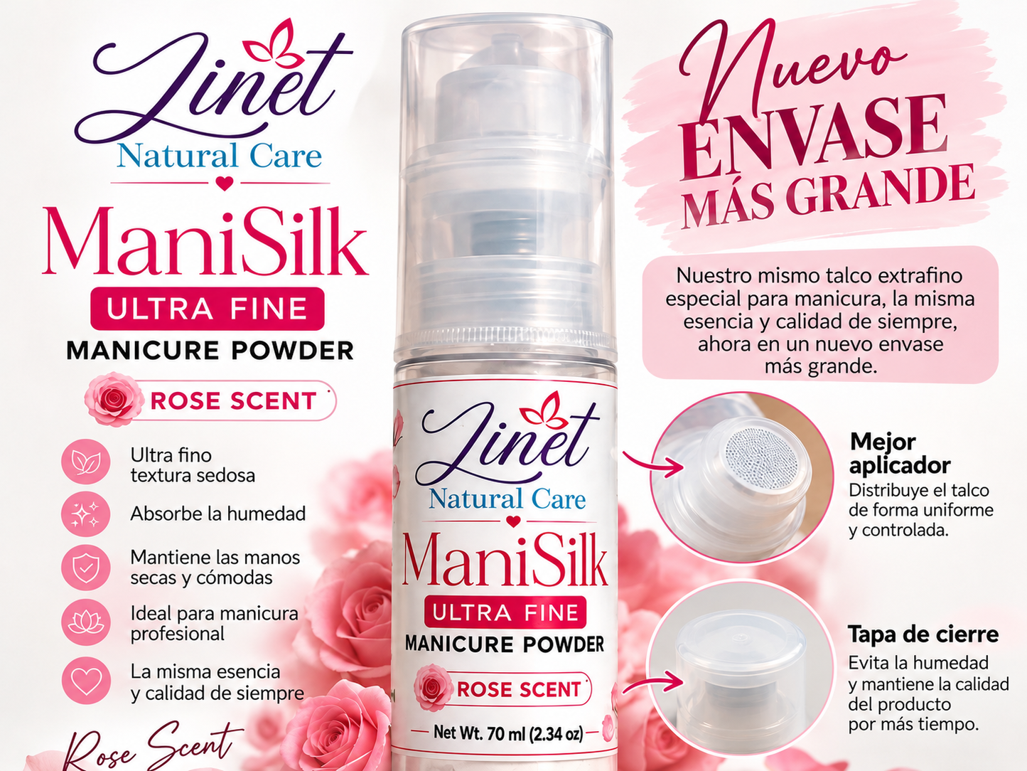 Manisilk Manicure Talc