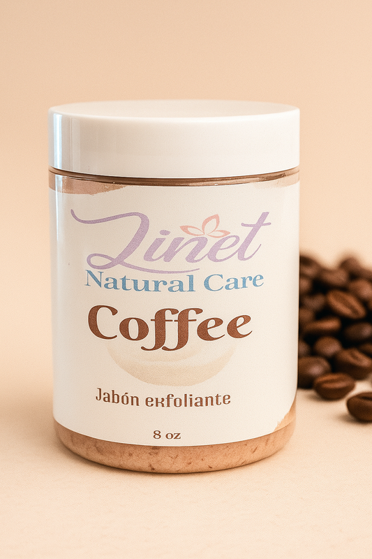 Jabón Exfoliante de Café 8 oz