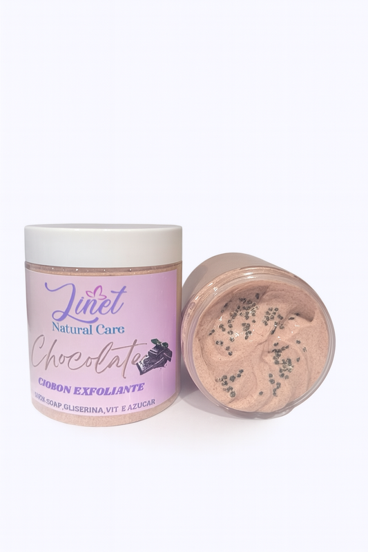 Jabón Exfoliante de Chocolate 8 oz