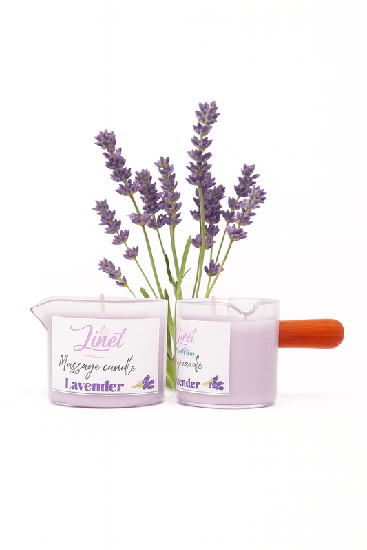 Vela de masajes lavender