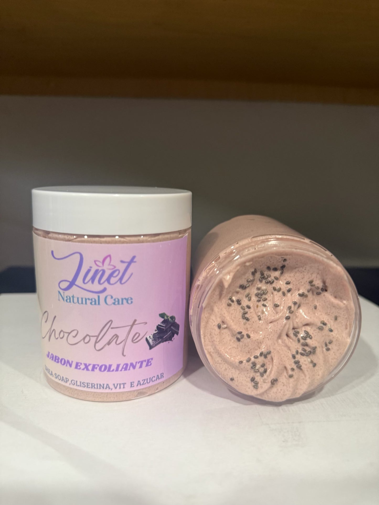 Jabón Exfoliante de Chocolate 8 oz