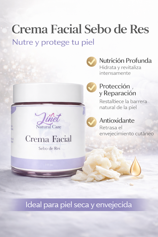 Crema FACIAL de Cebo de Res