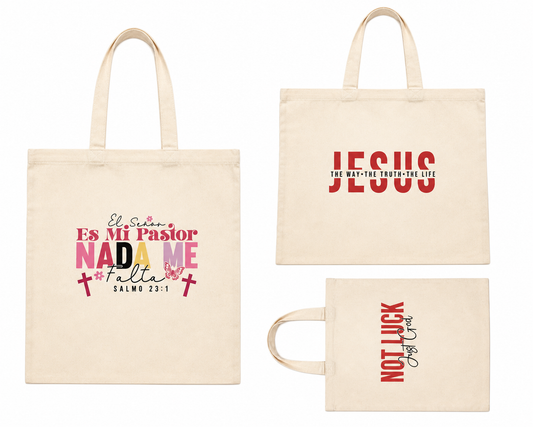 Tote bag mensaje positivo