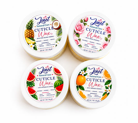 Cuticle Wax bundle 4 essence piña colada,watermelon,orange,rose