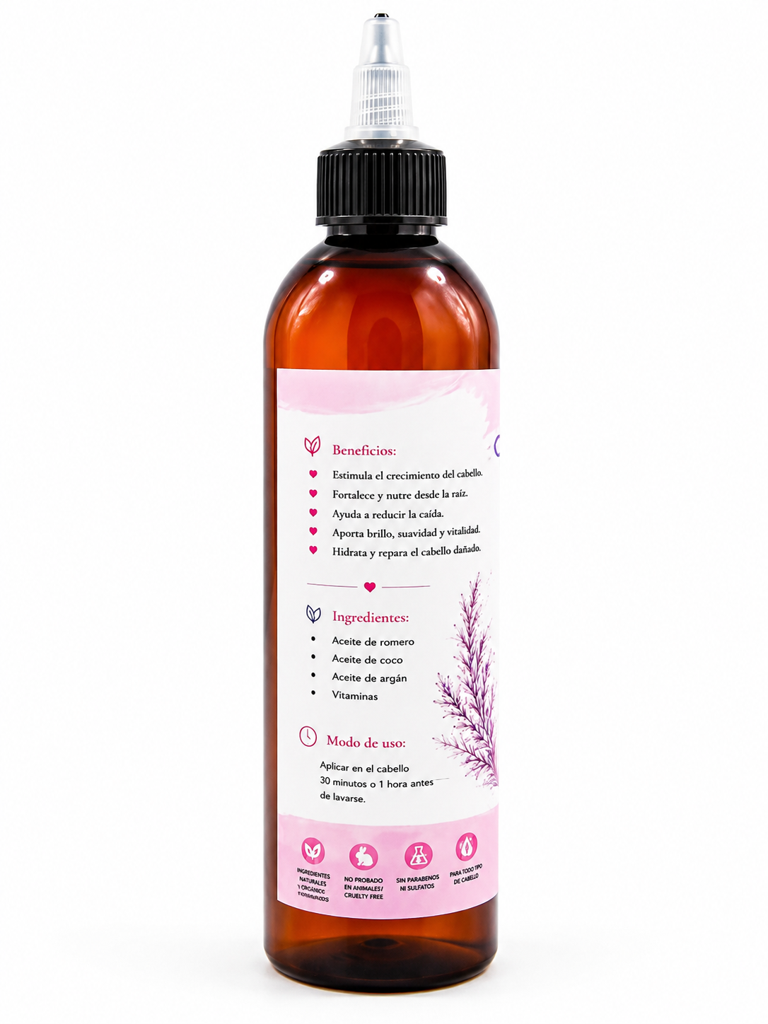 Aceite Capilar de Romero y Coco
