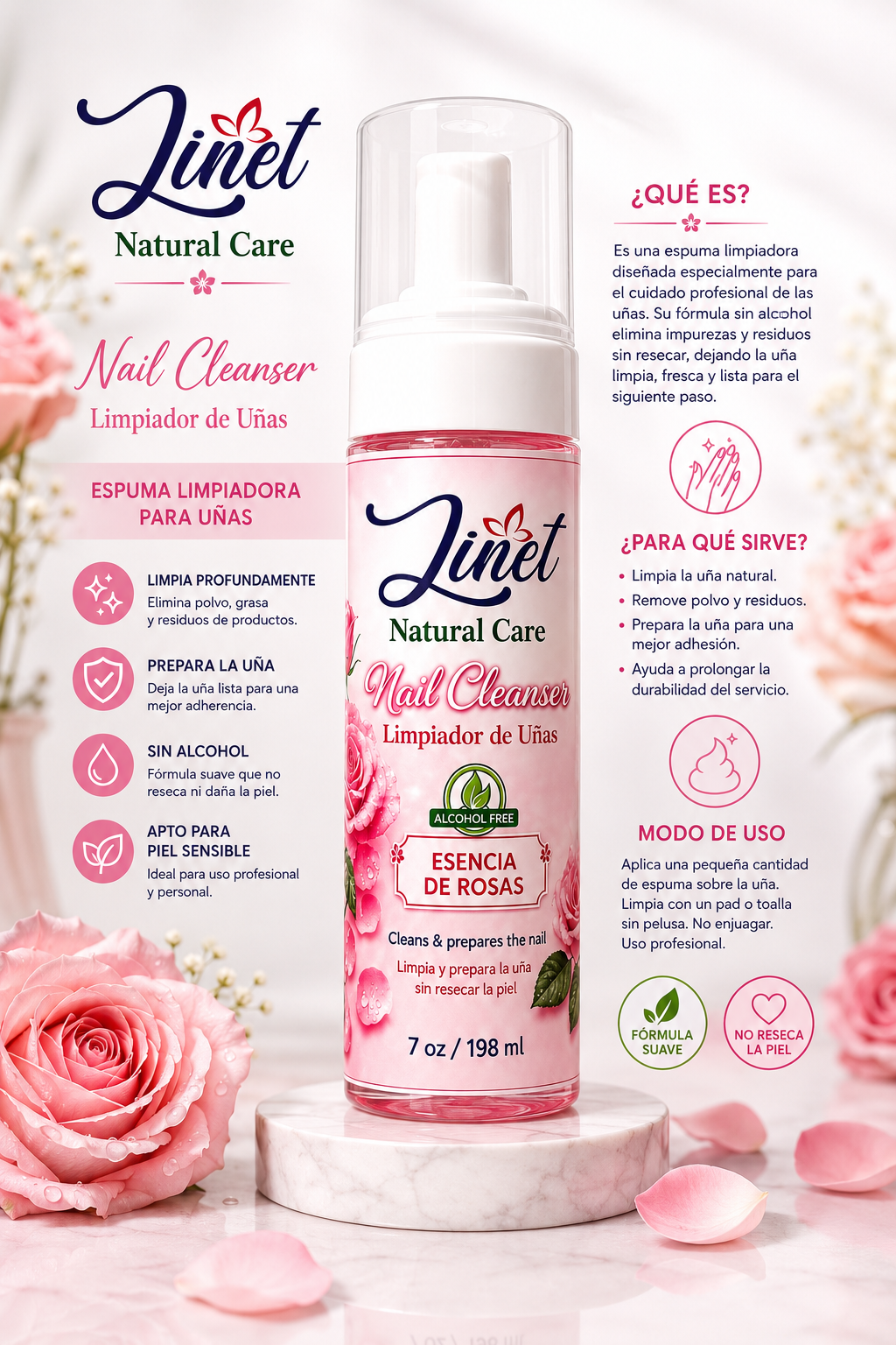 Nail Cleanser ROSES 🌹