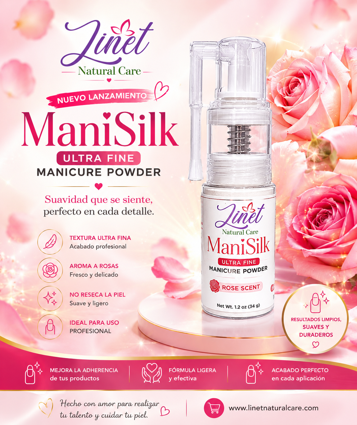 Manisilk Manicure Talc