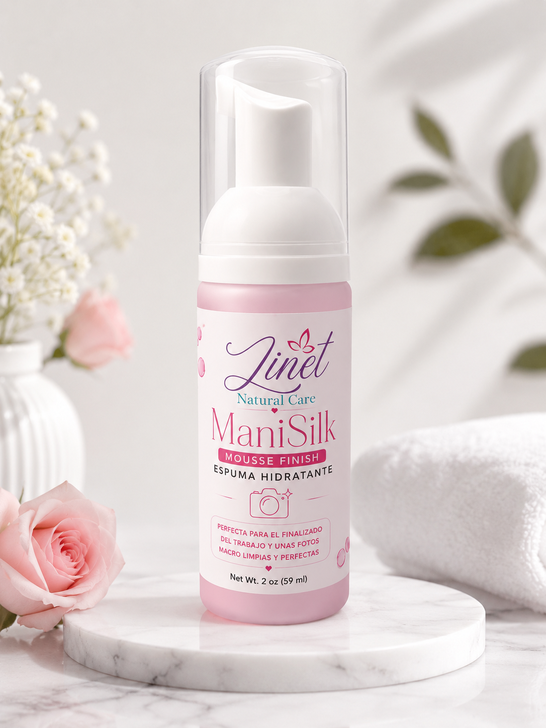 Manisilk MOUSSE FINISH EFECTO FOTO MACRO